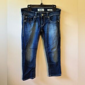 Daytrip Aquarius Dark Wash Cropped Jeans